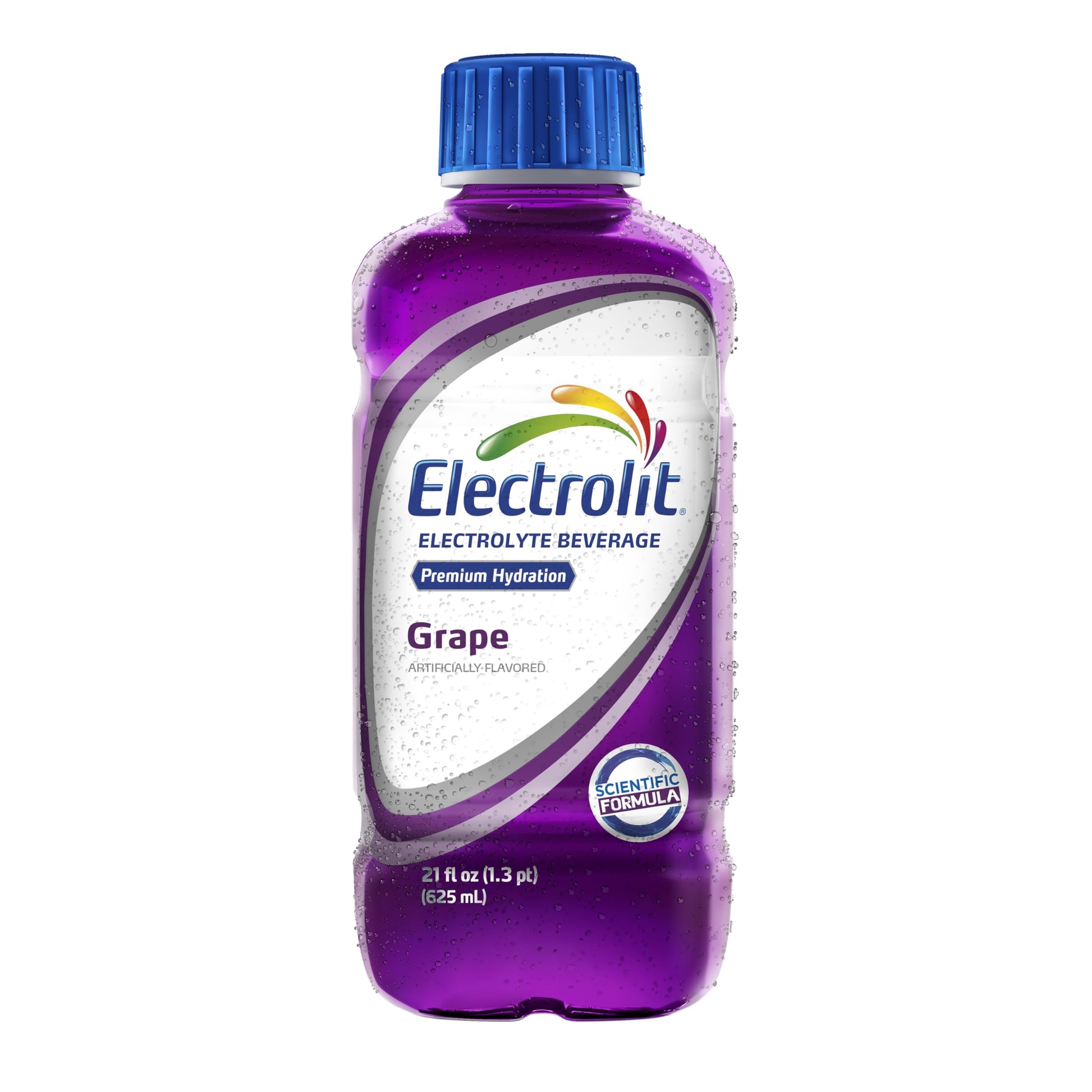 Electrolit, Electrolyte Beverage, Fruit Punch, 21 Fl Oz bottle (Pack of 12)
