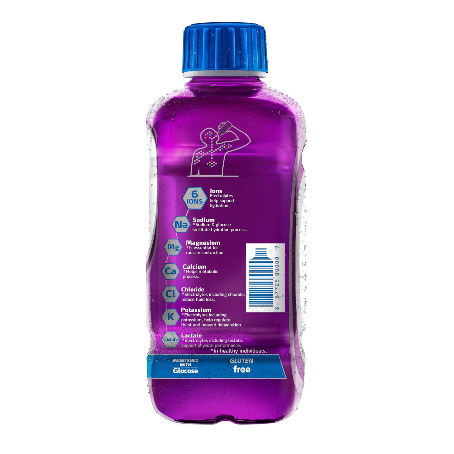 Electrolit, Electrolyte Beverage, Fruit Punch, 21 Fl Oz bottle (Pack of 12)