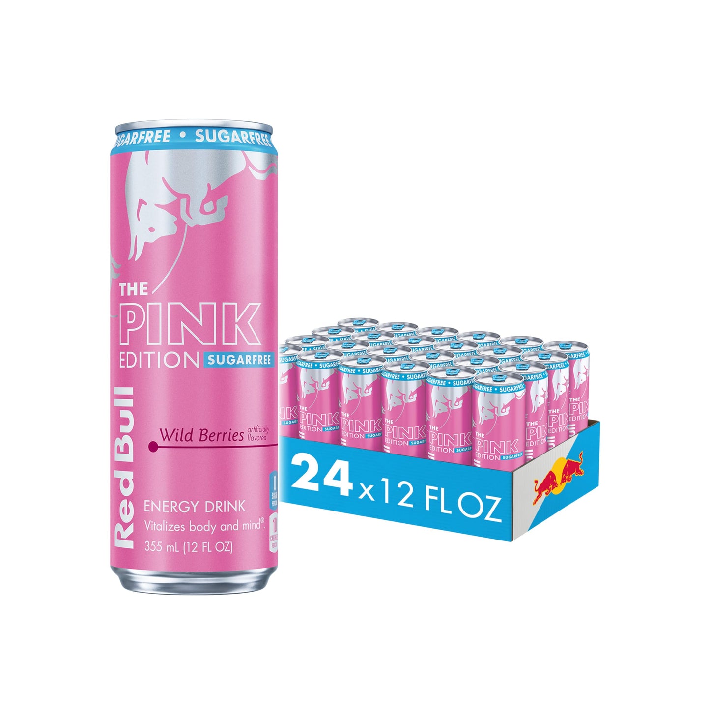 Red Bull Energy Drink SugarFree Variety Pack, Zero, Peach, Iced Vanilla Berry, 8.4 fl. oz, Pack of 12 Can