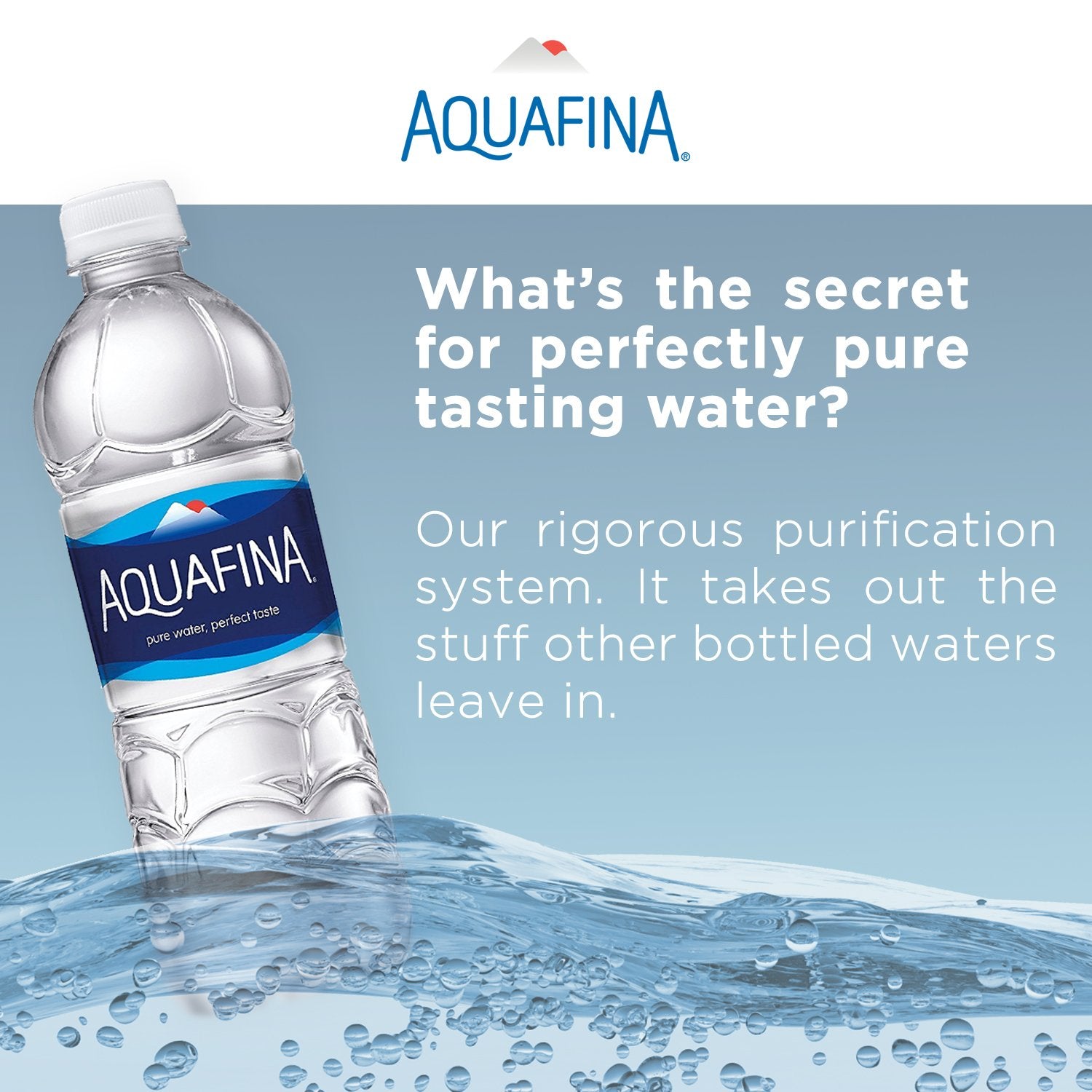 Aquafina Water, Purified, 16.9 Fl Oz (Pack of 24)