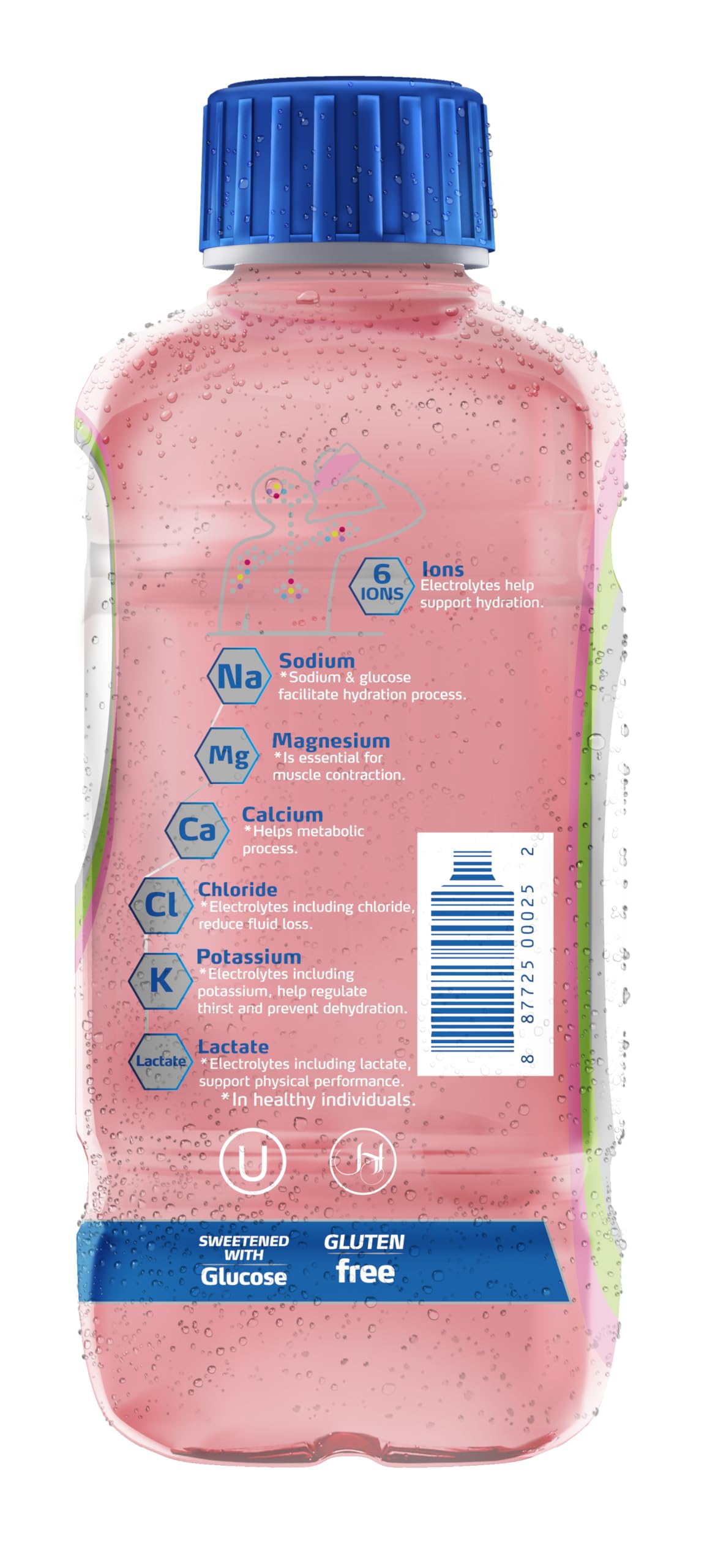 Electrolit, Electrolyte Beverage, Fruit Punch, 21 Fl Oz bottle (Pack of 12)
