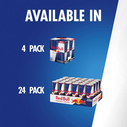 Red Bull Energy Drink, 114mg Caffeine | Taurine & B Vitamins | 12 Fl Oz | 16 Cans