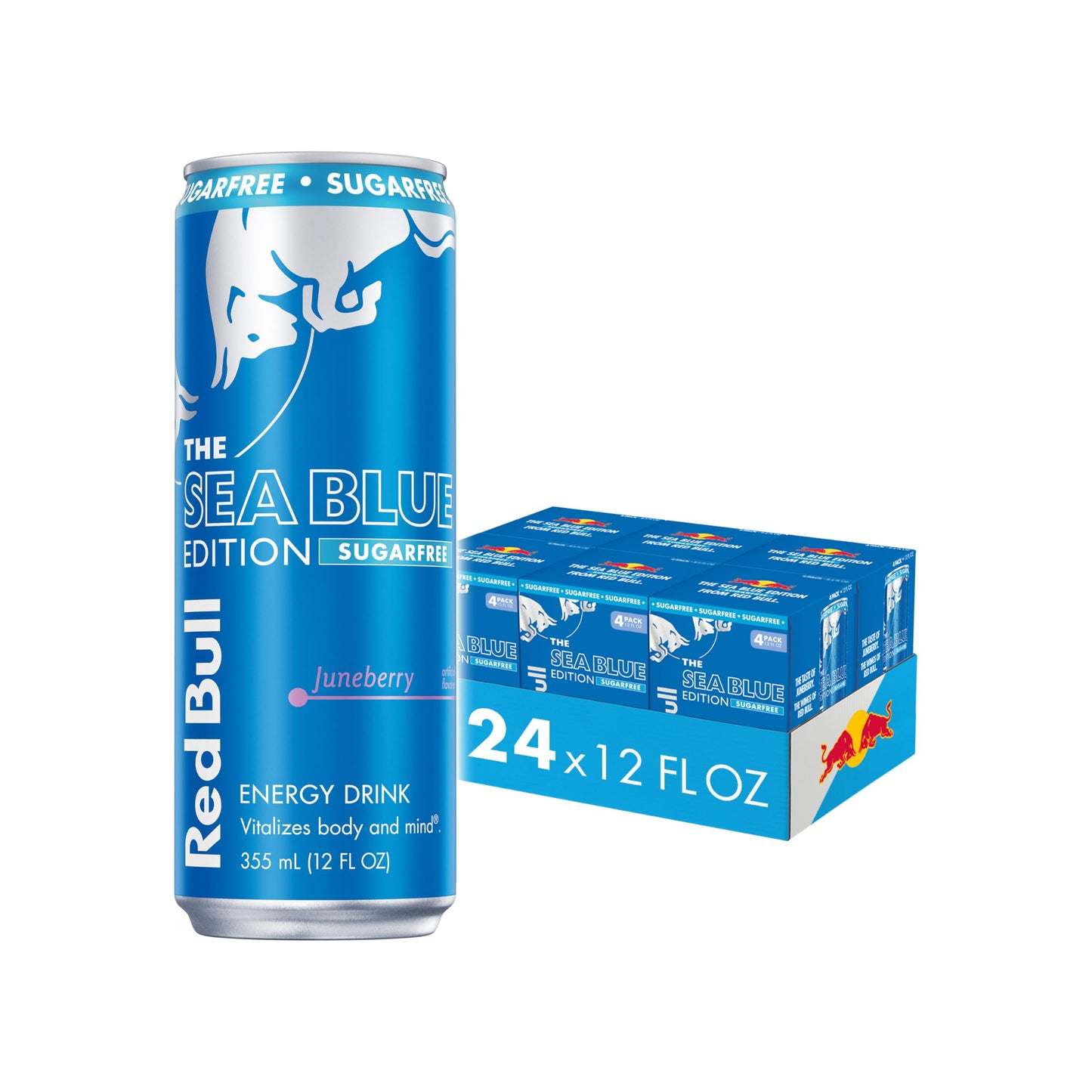 Red Bull Energy Drink SugarFree Variety Pack, Zero, Peach, Iced Vanilla Berry, 8.4 fl. oz, Pack of 12 Can