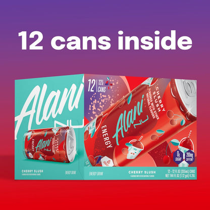 Alani Nu Cherry Slush Energy Drink (12-Pack, 12oz)