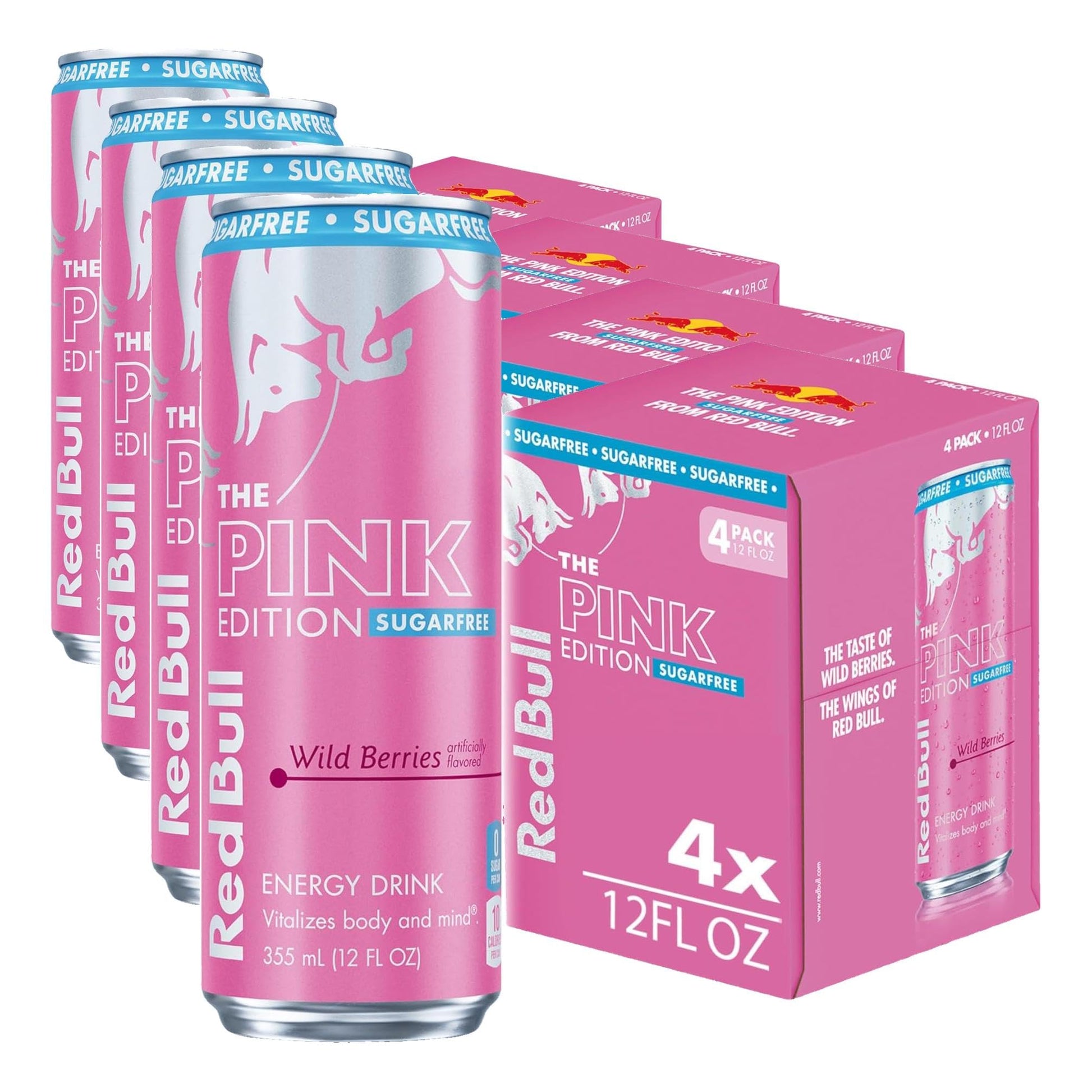 Red Bull Energy Drink SugarFree Variety Pack, Zero, Peach, Iced Vanilla Berry, 8.4 fl. oz, Pack of 12 Can