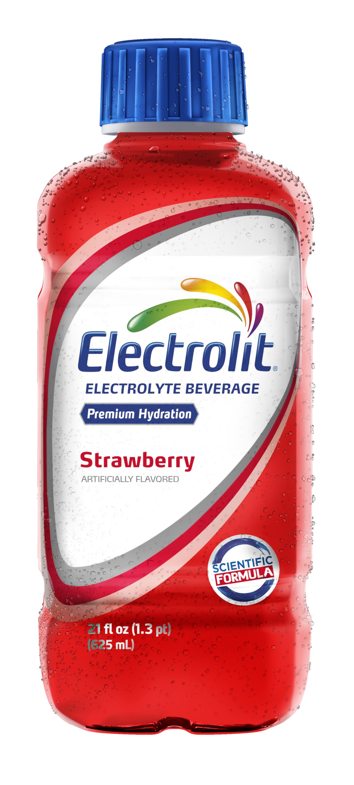 Electrolit, Electrolyte Beverage, Fruit Punch, 21 Fl Oz bottle (Pack of 12)