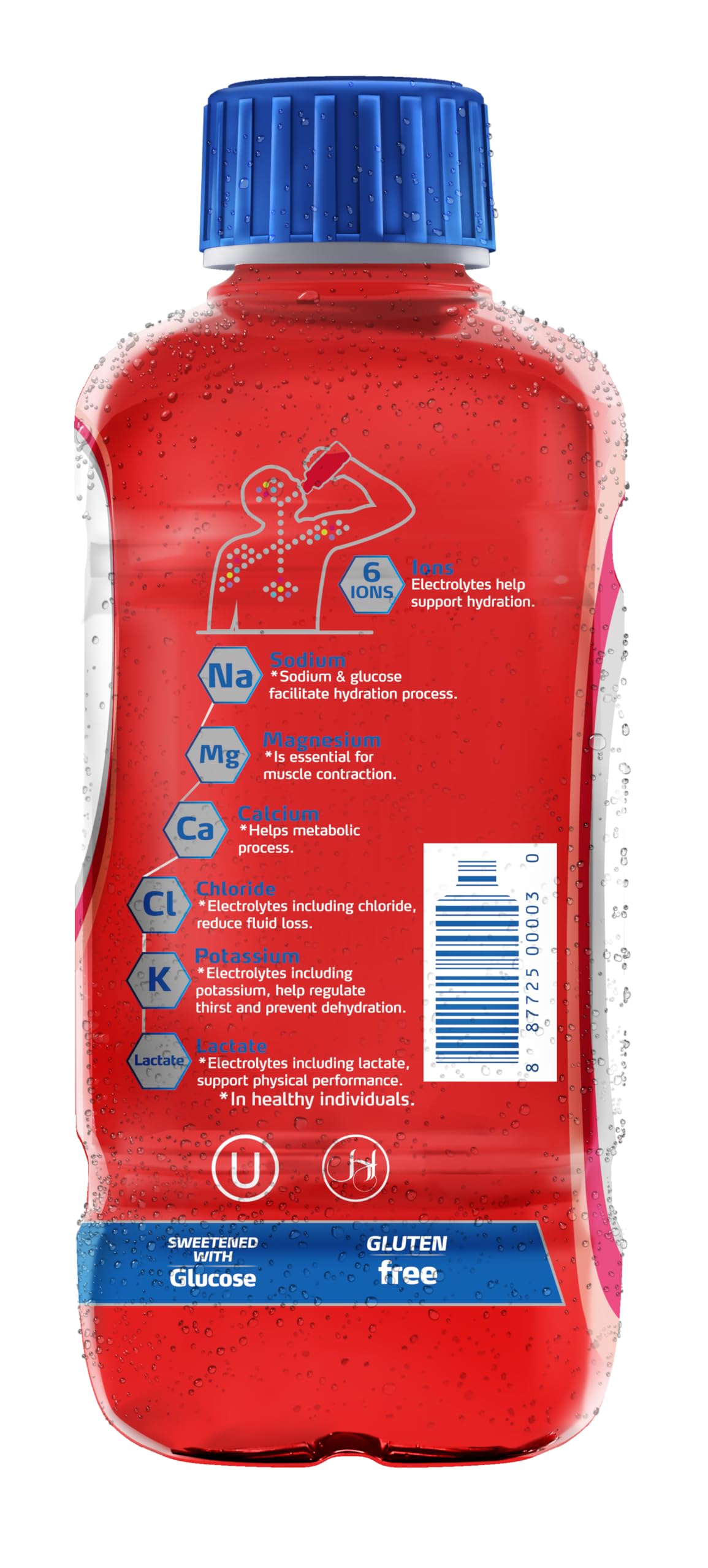 Electrolit, Electrolyte Beverage, Fruit Punch, 21 Fl Oz bottle (Pack of 12)