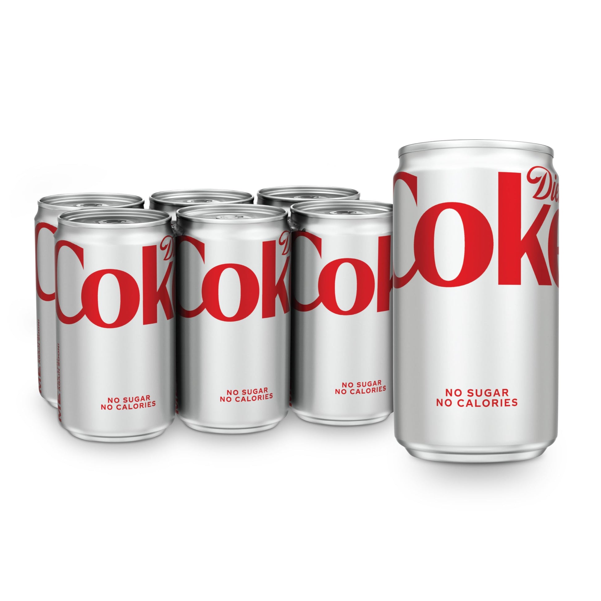 Diet Coke Soda Soft Drink Fridge Pack Cans, 12 fl oz, 12 Pack