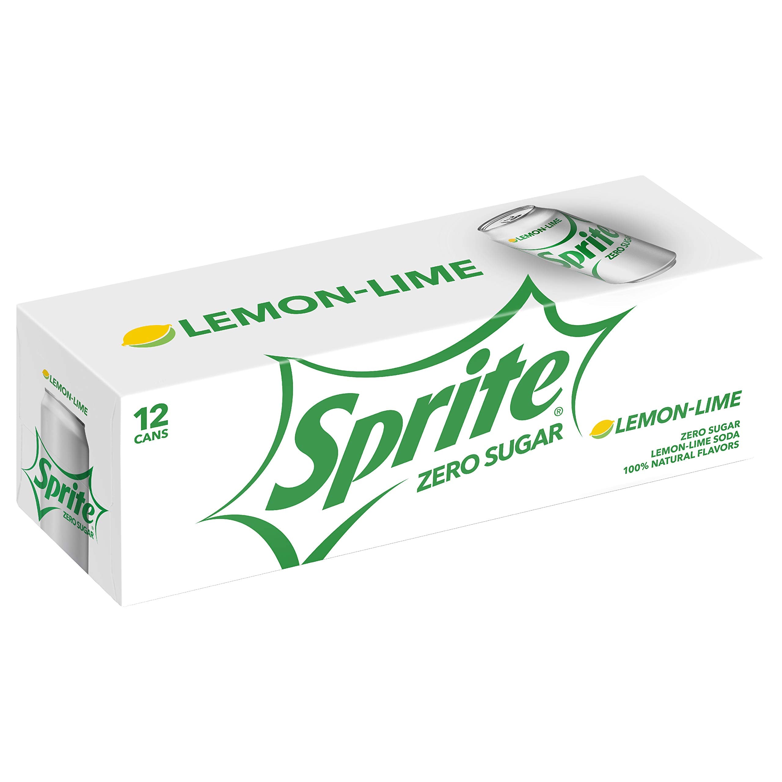 Sprite Lemon Lime Soda Soft Drinks, 12 fl oz, 12 Pack,Cans