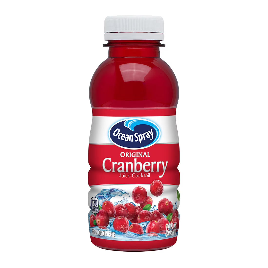 Ocean Spray Cranberry Juice Cocktail (24 Pack, 10 fl oz Bottles) – Refreshing Cranberry Drink, On-the-Go Size