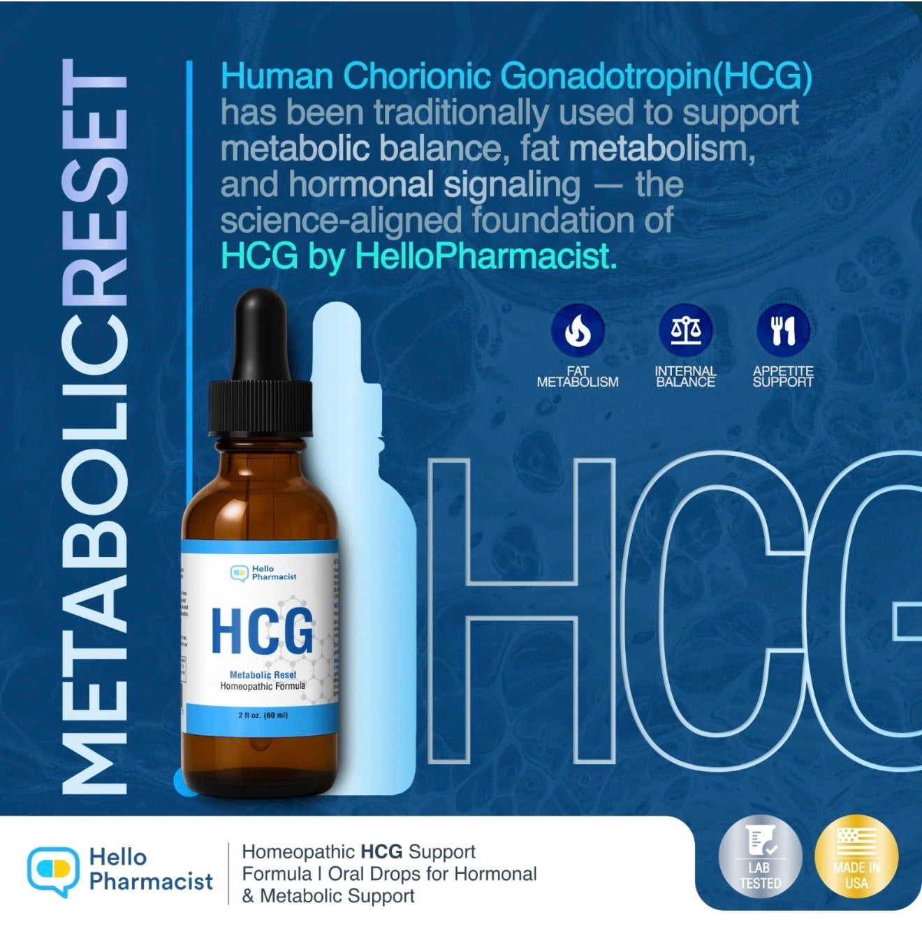 Hellopharmacist hcg-metabolic reset diet drops weight management 2028 exp 2oz