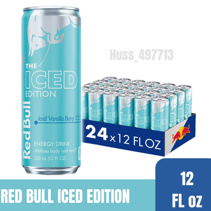 Red Bull Iced Vanilla Berry 8.4oz pack of 24