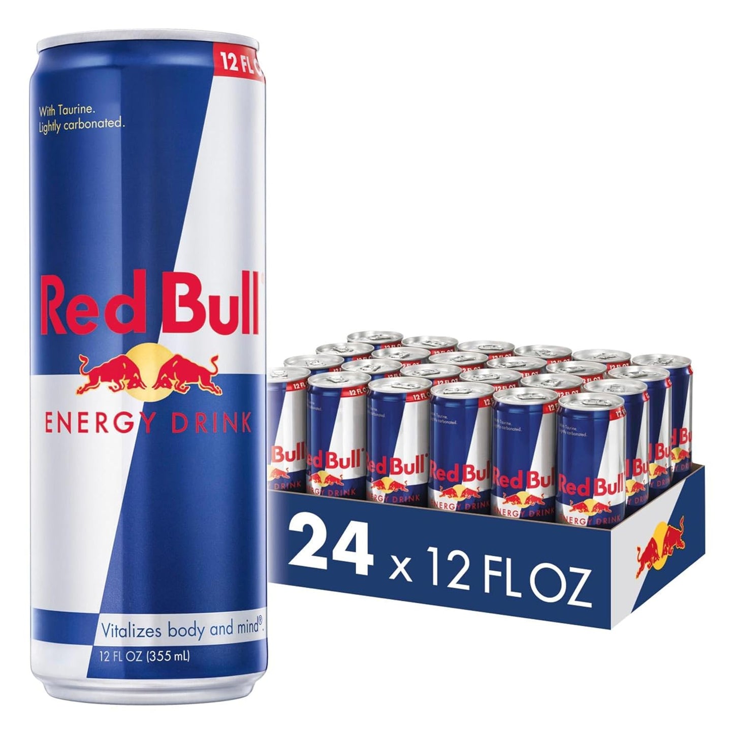 Red Bull Energy Drink, 114mg Caffeine | Taurine & B Vitamins | 12 Fl Oz | 16 Cans