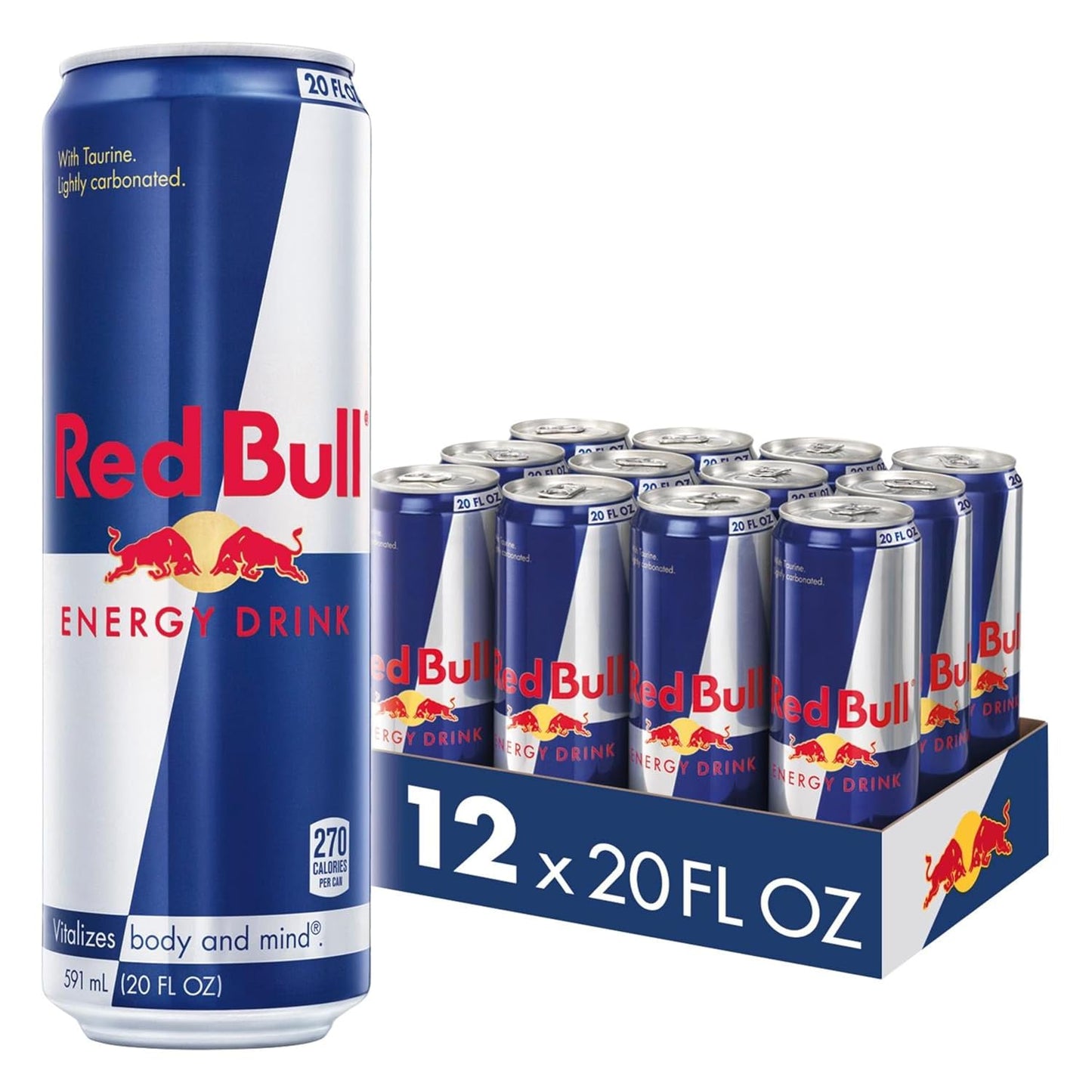 Red Bull Energy Drink, 114mg Caffeine | Taurine & B Vitamins | 12 Fl Oz | 16 Cans