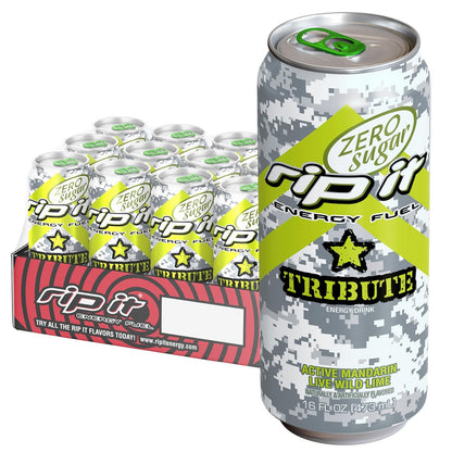 Rip It  Energy Drink All flavors 16 Fl oz (pack of 12)