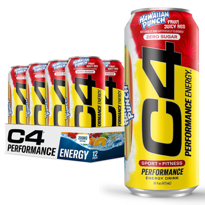 C4 Energy Drink 12oz (Pack of 12) - Frozen Bombsicle - Sugar Free Pre Workout Performance Drink with No Artificial Colors or Dyes