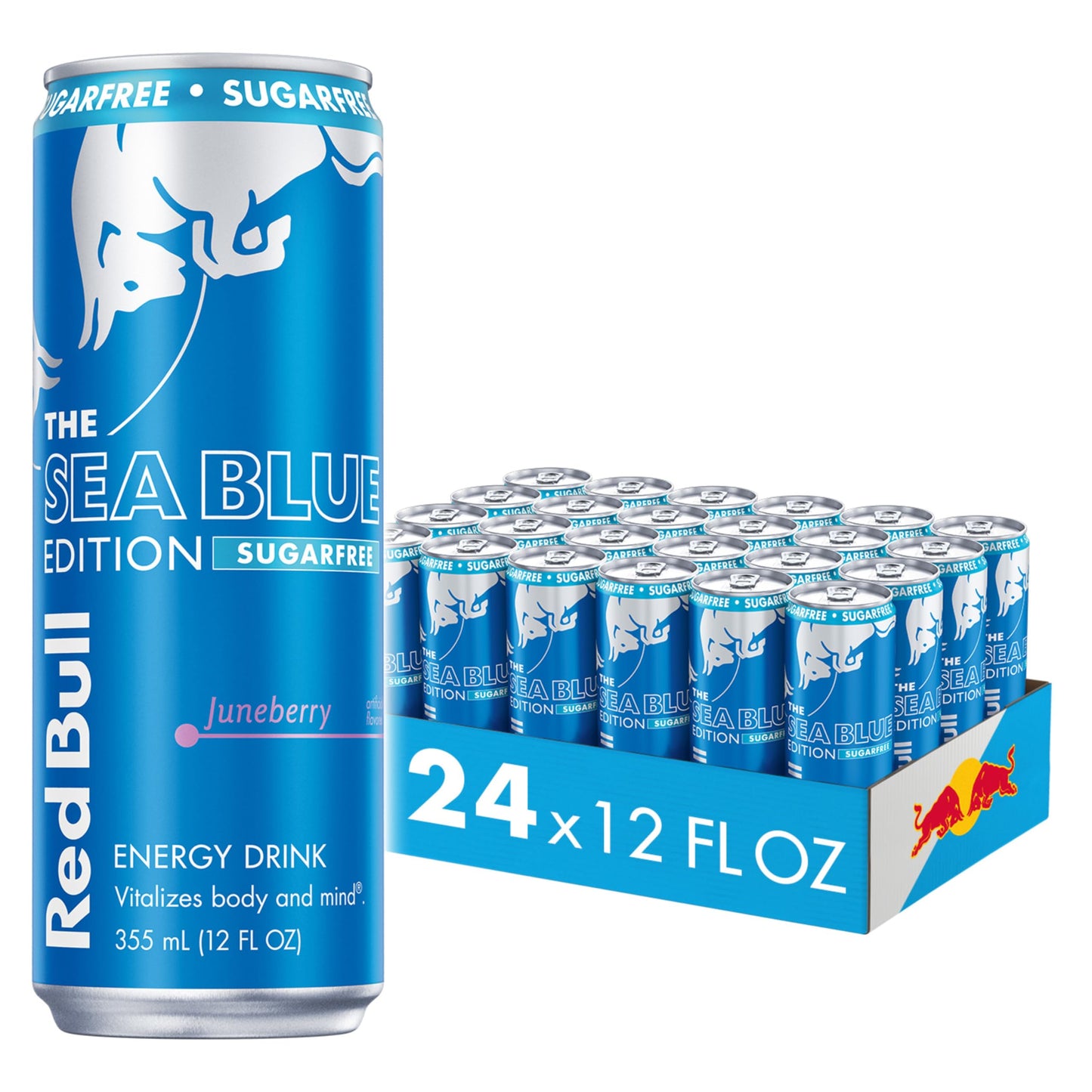 Red Bull Energy Drink SugarFree Variety Pack, Zero, Peach, Iced Vanilla Berry, 8.4 fl. oz, Pack of 12 Can
