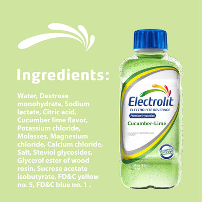 Electrolit, Electrolyte Beverage, Fruit Punch, 21 Fl Oz bottle (Pack of 12)