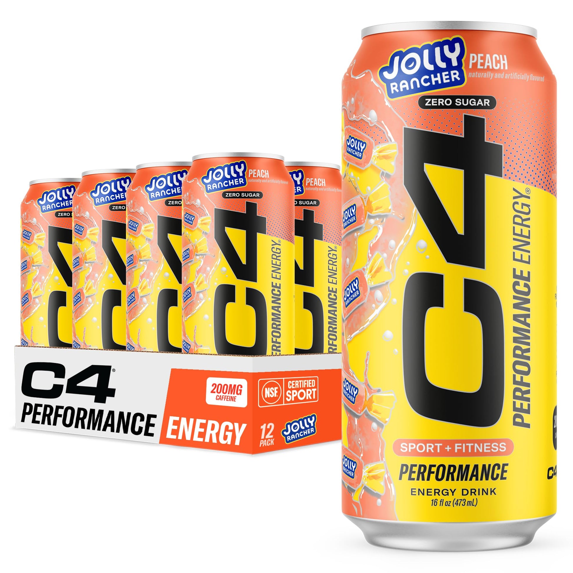 C4 Energy Drink 12oz (Pack of 12) - Frozen Bombsicle - Sugar Free Pre Workout Performance Drink with No Artificial Colors or Dyes
