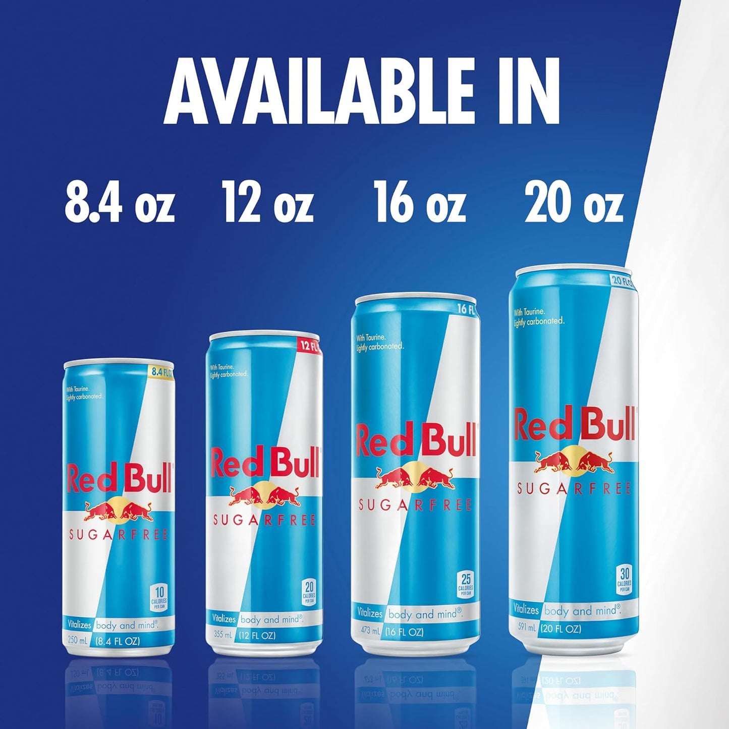 Red Bull Sugar Free Energy Drink with 80mg Caffeine plus Taurine & B Vitamins, 8.4 Fl Oz, Pack of 8 Cans