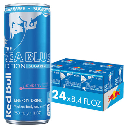 Red Bull Energy Drink SugarFree Variety Pack, Zero, Peach, Iced Vanilla Berry, 8.4 fl. oz, Pack of 12 Can