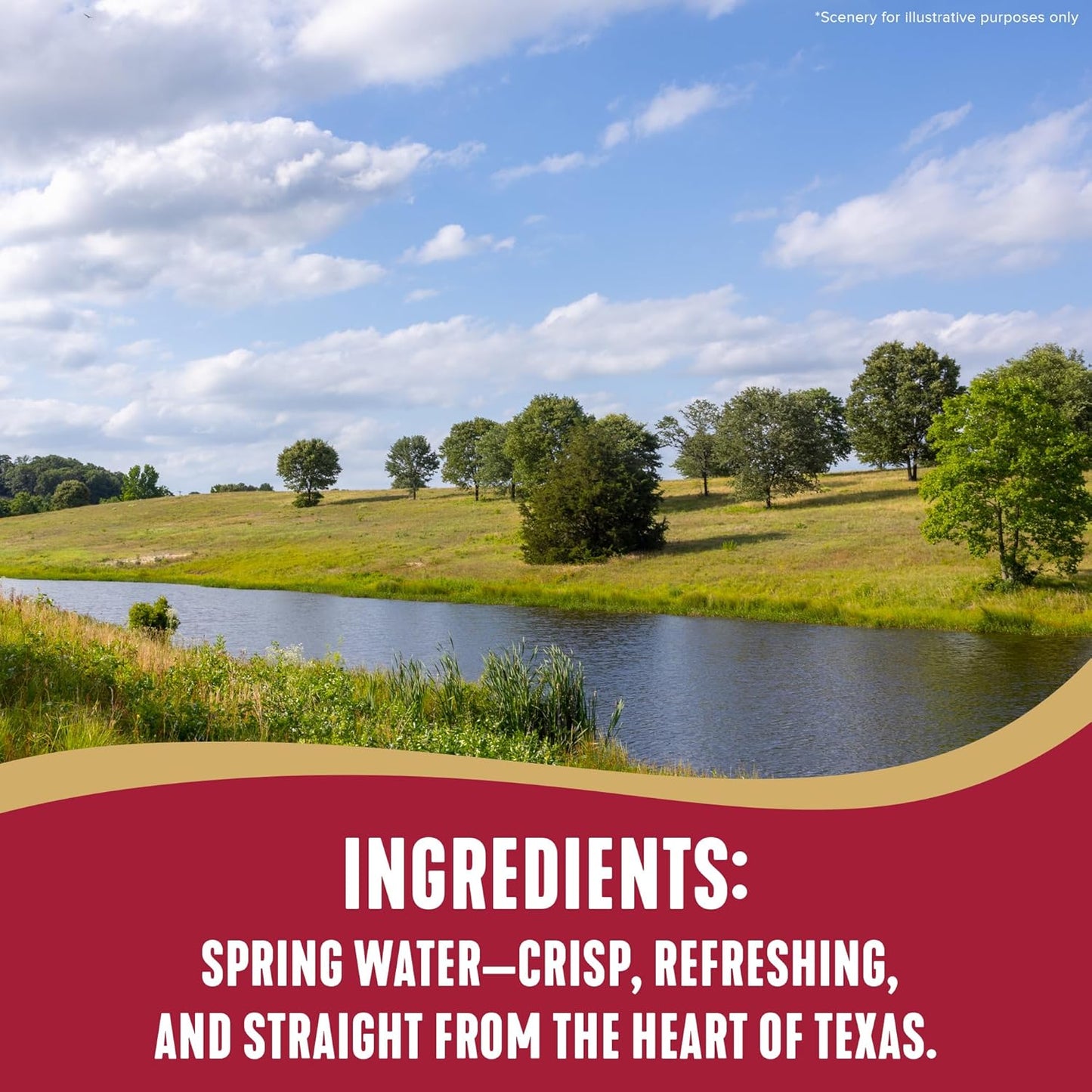 Ozarka Texas Spring Water Bottles - Still Bottled Water Enhanced with Naturally Occurring Minerals for a Crisp Taste, Daily Hydration for Home, Office & Travel, 16.9 Oz (24-Pack)