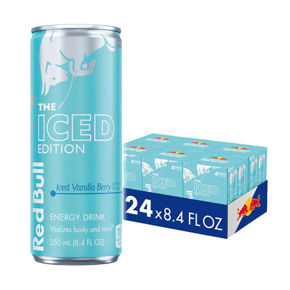 Red Bull Iced Vanilla Berry 8.4oz pack of 24