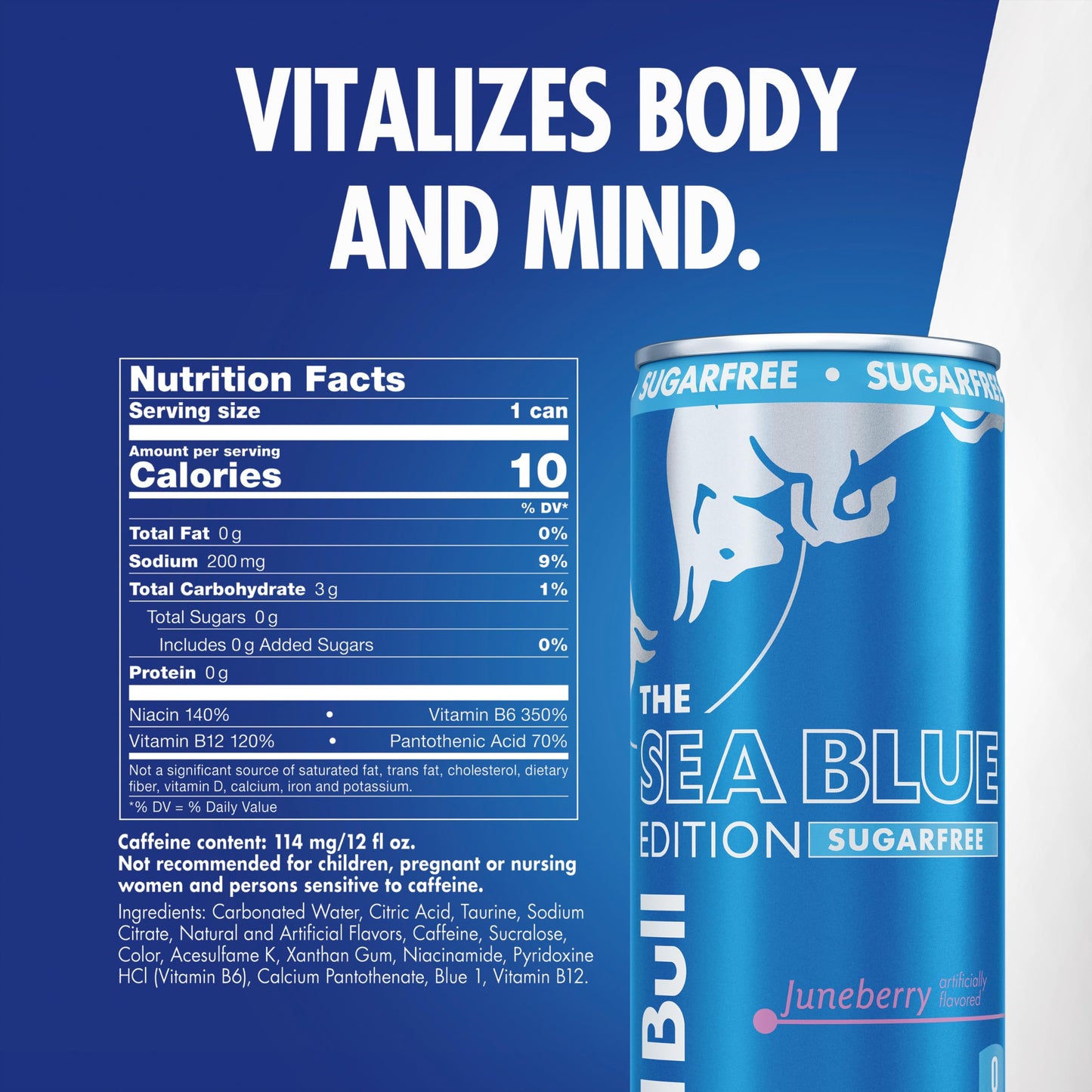 Red Bull Energy Drink SugarFree Variety Pack, Zero, Peach, Iced Vanilla Berry, 8.4 fl. oz, Pack of 12 Can