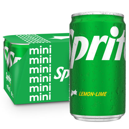 Sprite Lemon Lime Soda Soft Drinks, 12 fl oz, 12 Pack,Cans