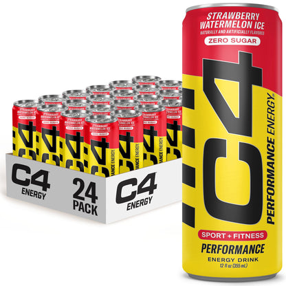 C4 Energy Drink 12oz (Pack of 12) - Frozen Bombsicle - Sugar Free Pre Workout Performance Drink with No Artificial Colors or Dyes