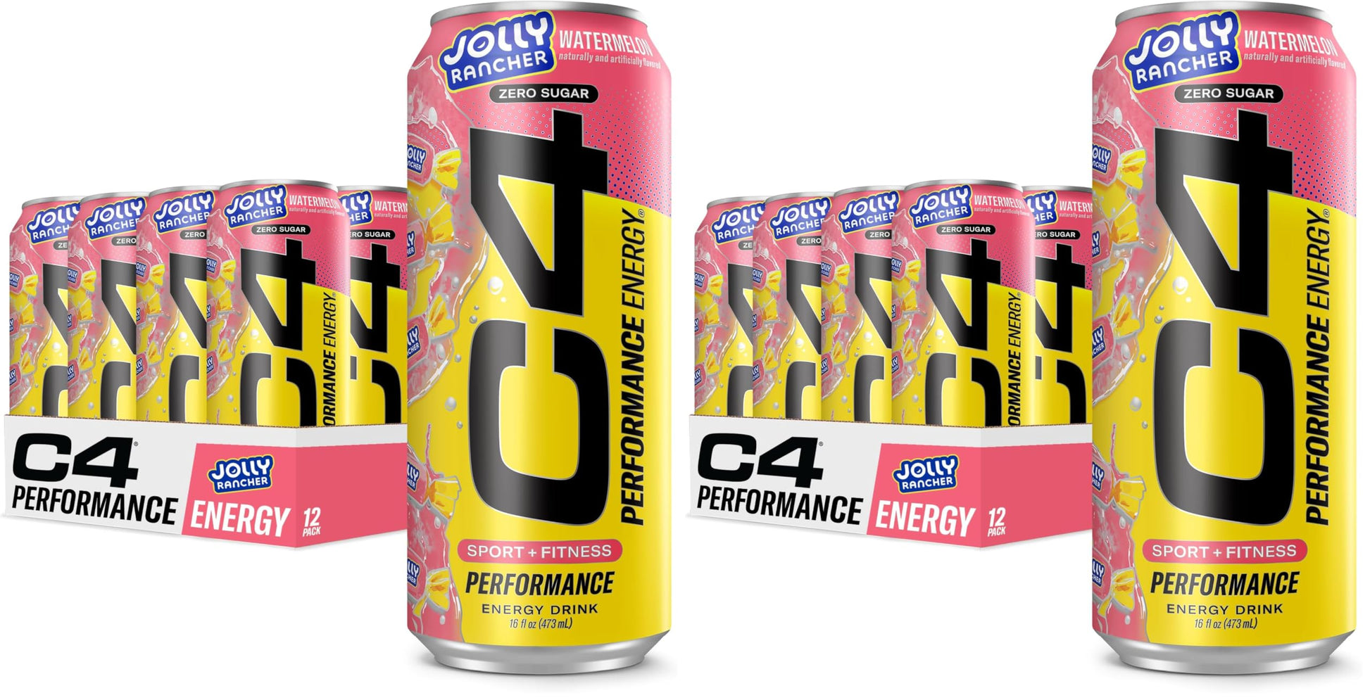 C4 Energy Drink 12oz (Pack of 12) - Frozen Bombsicle - Sugar Free Pre Workout Performance Drink with No Artificial Colors or Dyes