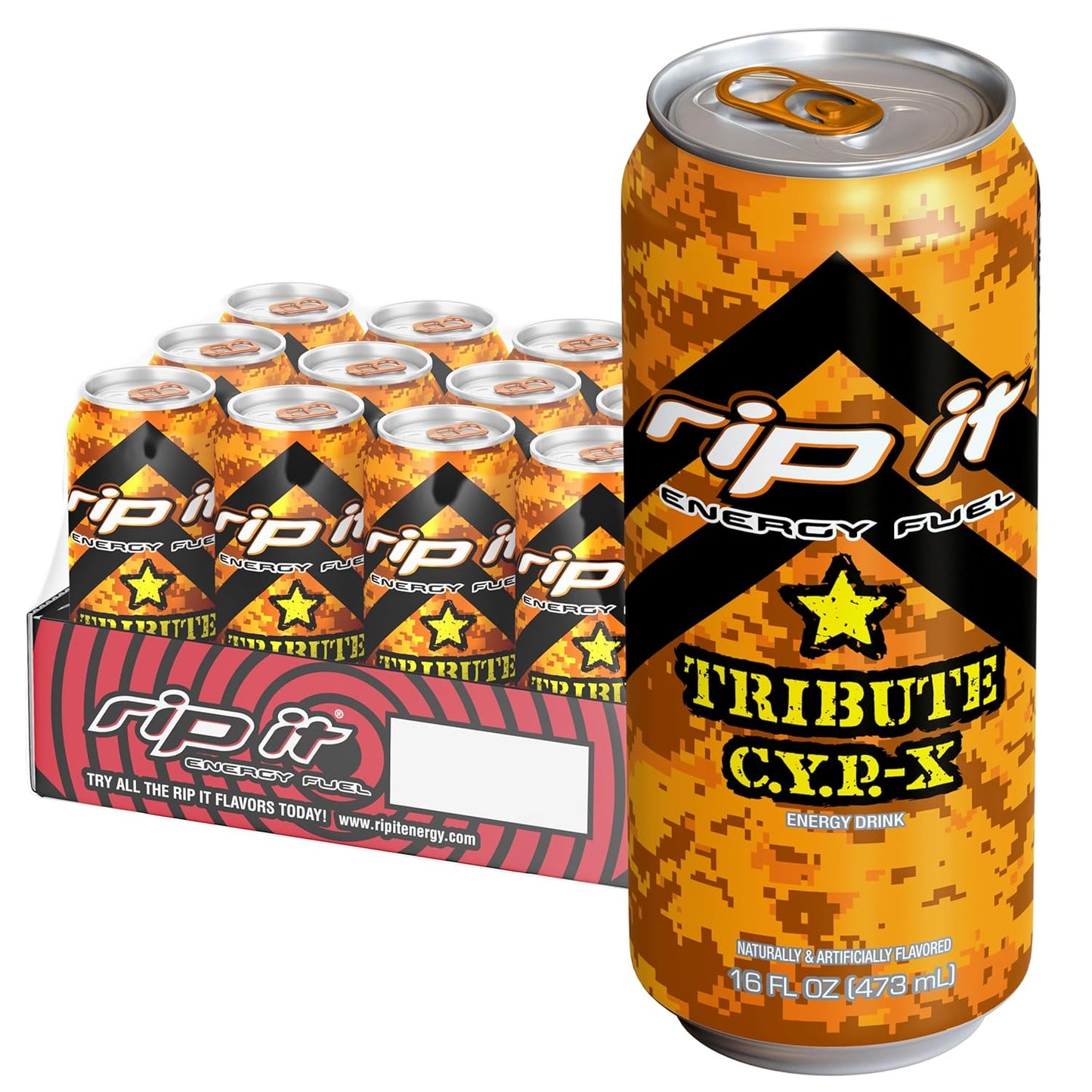 Rip It  Energy Drink All flavors 16 Fl oz (pack of 12)