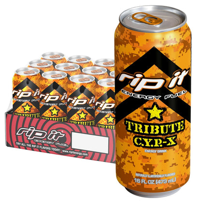 Rip It  Energy Drink All flavors 16 Fl oz (pack of 12)