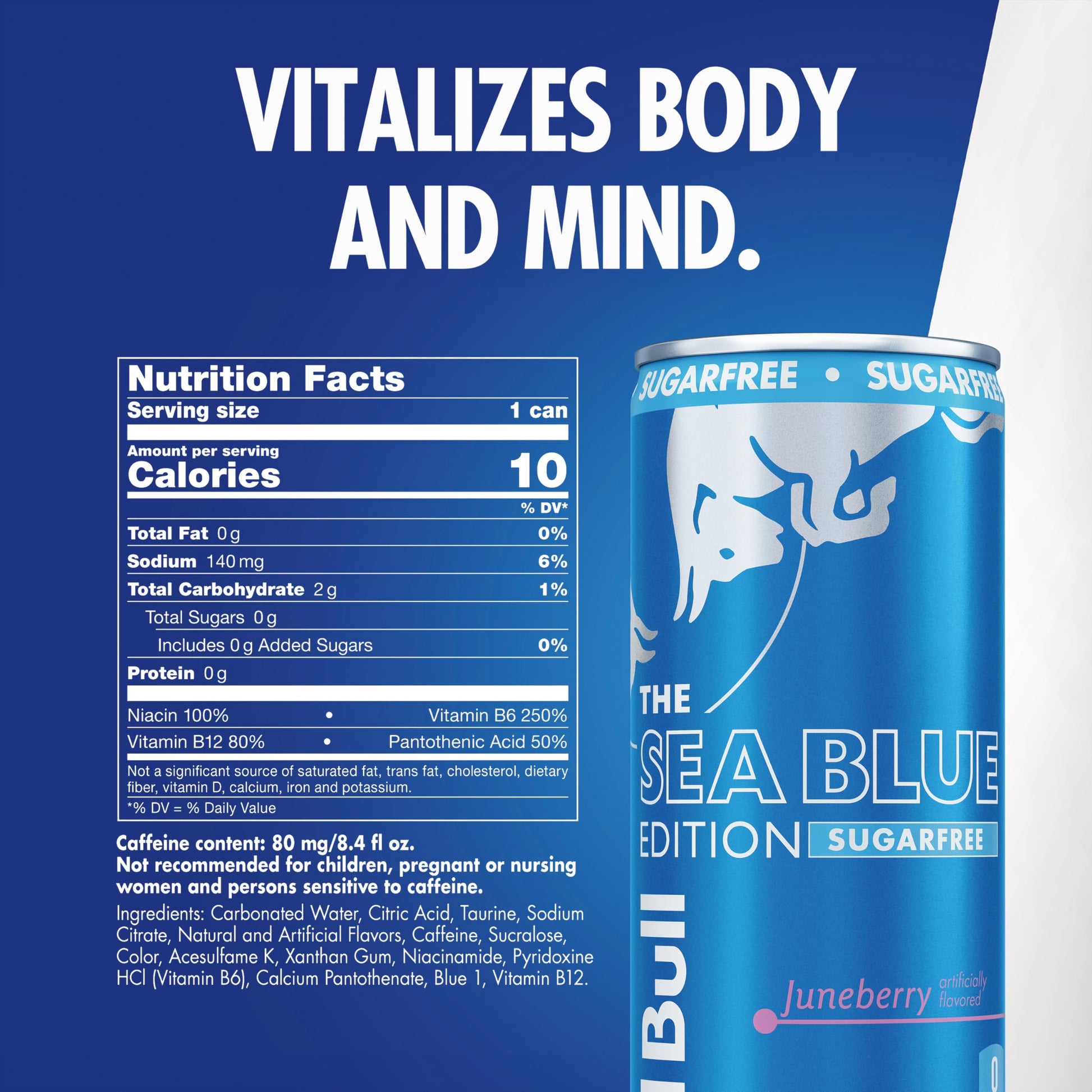 Red Bull Energy Drink SugarFree Variety Pack, Zero, Peach, Iced Vanilla Berry, 8.4 fl. oz, Pack of 12 Can