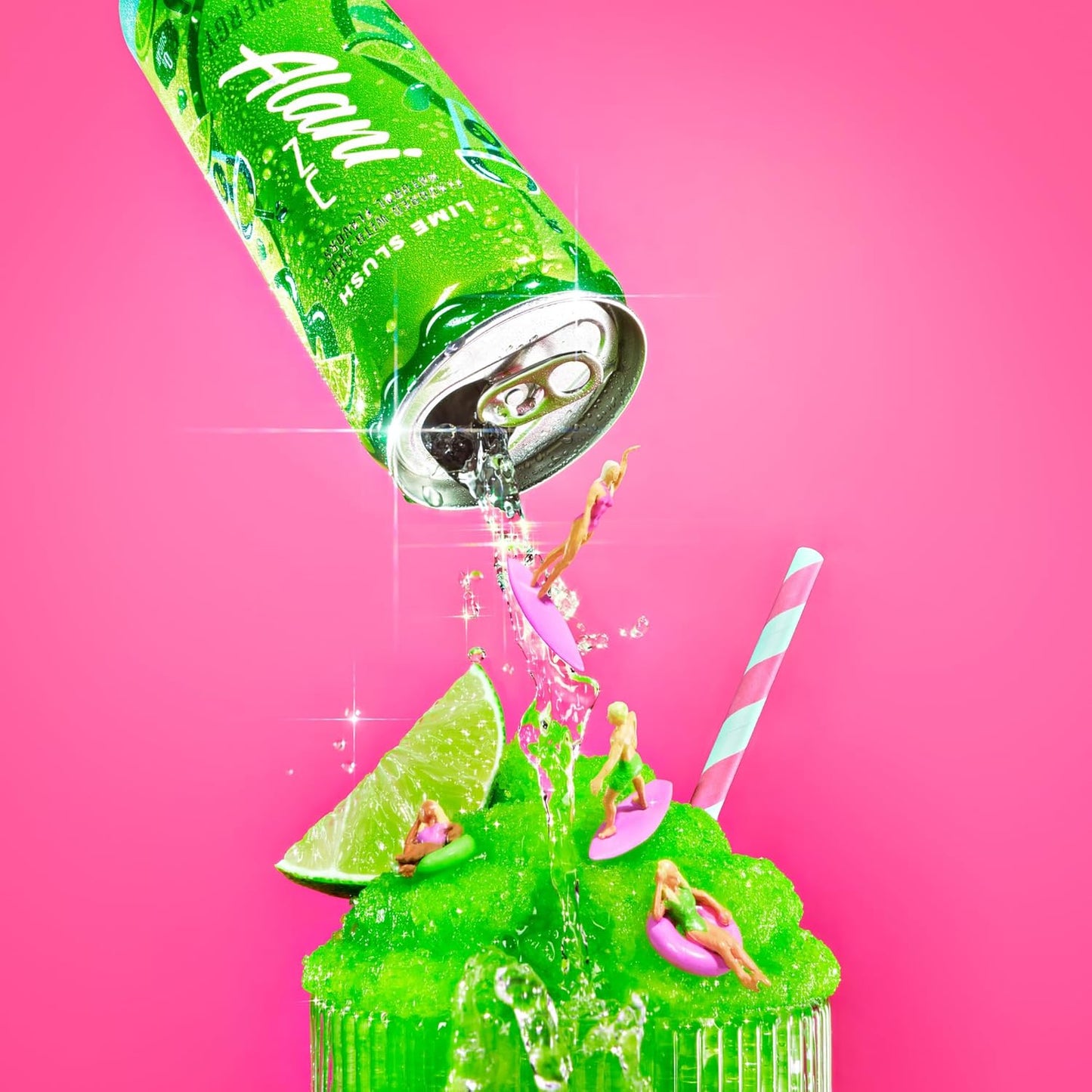 Alani Nu Lime Slush Sugar Free Energy Drink (Pack of 12)
