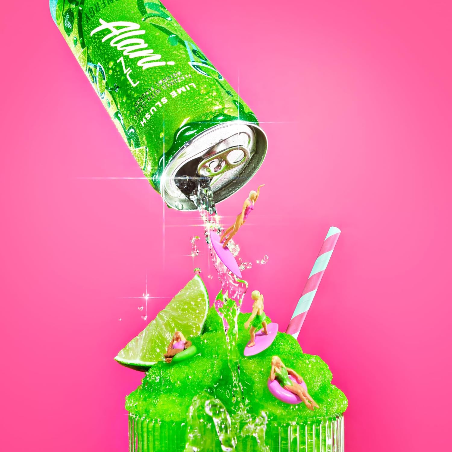 Alani Nu Lime Slush Sugar Free Energy Drink (Pack of 12)