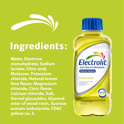 Electrolit, Electrolyte Beverage, Fruit Punch, 21 Fl Oz bottle (Pack of 12)