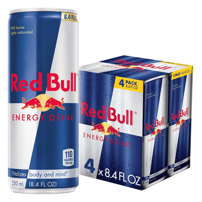 Red Bull Energy Drink, 114mg Caffeine | Taurine & B Vitamins | 12 Fl Oz | 16 Cans