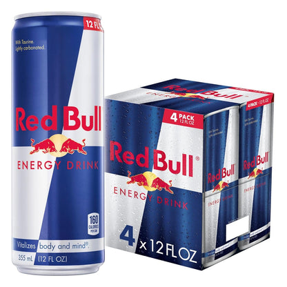 Red Bull Energy Drink, 114mg Caffeine | Taurine & B Vitamins | 12 Fl Oz | 16 Cans