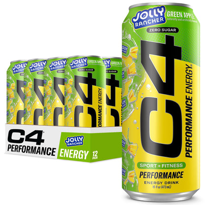 C4 Energy Drink 12oz (Pack of 12) - Frozen Bombsicle - Sugar Free Pre Workout Performance Drink with No Artificial Colors or Dyes