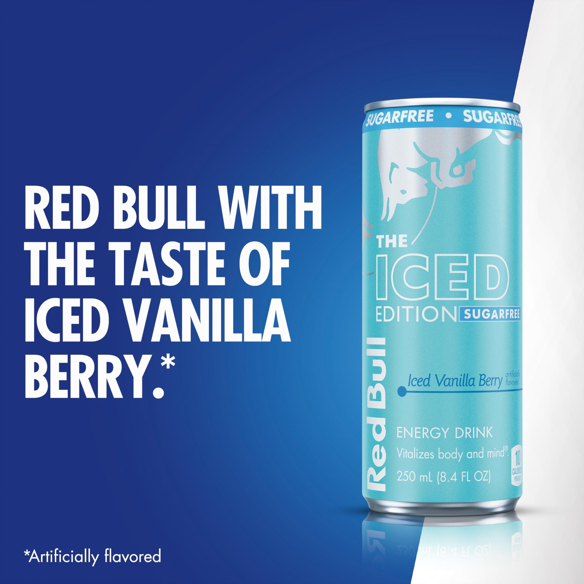 Red Bull Energy Drink SugarFree Variety Pack, Zero, Peach, Iced Vanilla Berry, 8.4 fl. oz, Pack of 12 Can