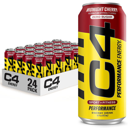 C4 Energy Drink 12oz (Pack of 12) - Frozen Bombsicle - Sugar Free Pre Workout Performance Drink with No Artificial Colors or Dyes