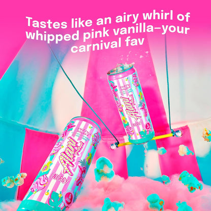 Alani Nu Cotton Candy Sugar Free Energy Drink 12fl oz (Pack of 12)