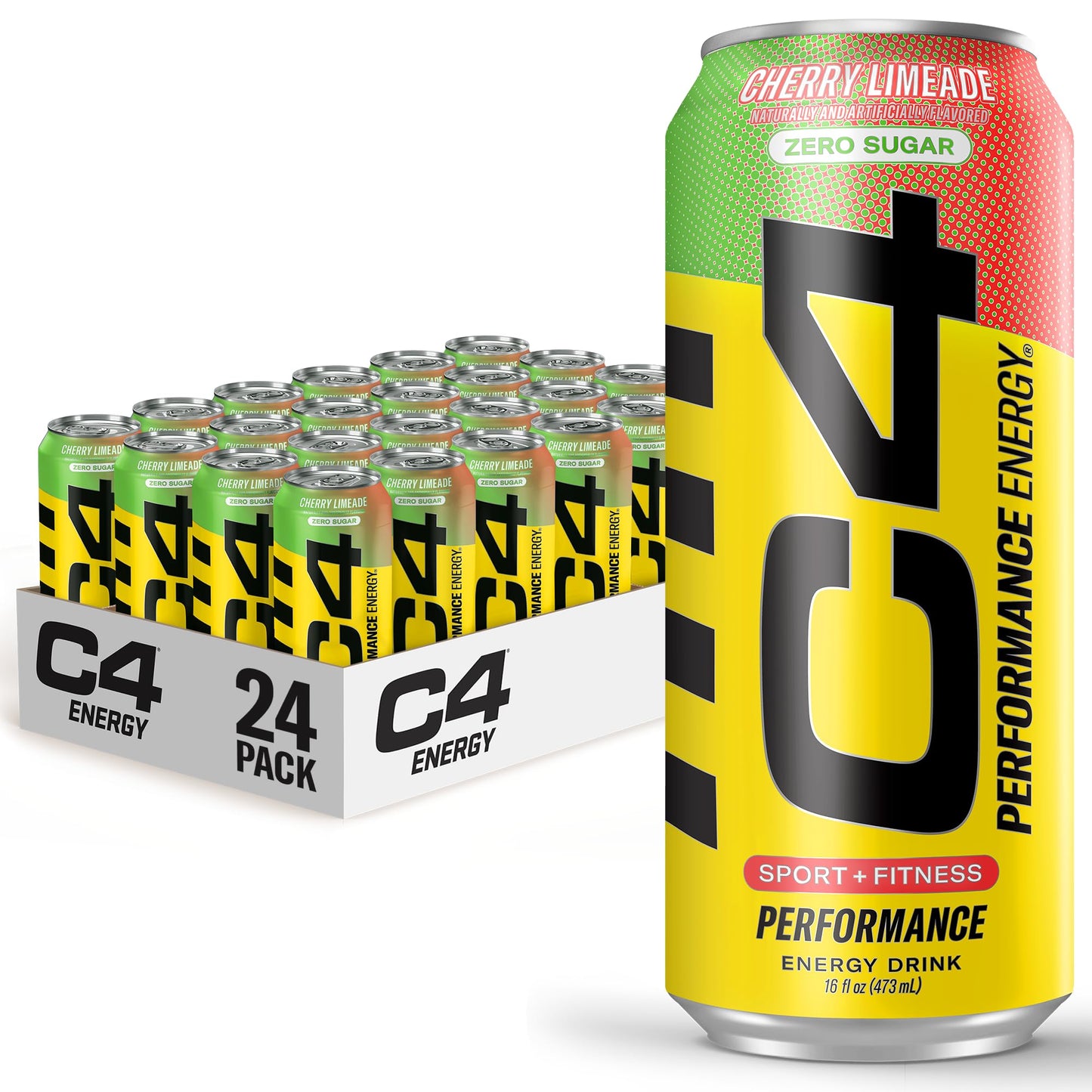 C4 Energy Drink 12oz (Pack of 12) - Frozen Bombsicle - Sugar Free Pre Workout Performance Drink with No Artificial Colors or Dyes