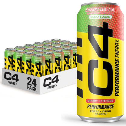 C4 Energy Drink 12oz (Pack of 12) - Frozen Bombsicle - Sugar Free Pre Workout Performance Drink with No Artificial Colors or Dyes
