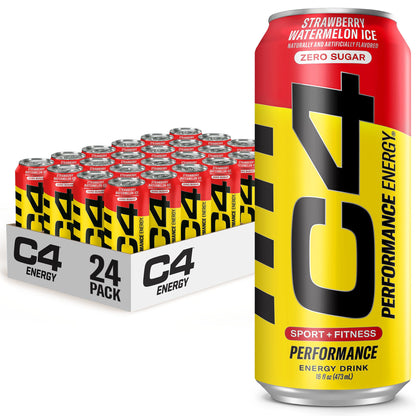 C4 Energy Drink 12oz (Pack of 12) - Frozen Bombsicle - Sugar Free Pre Workout Performance Drink with No Artificial Colors or Dyes