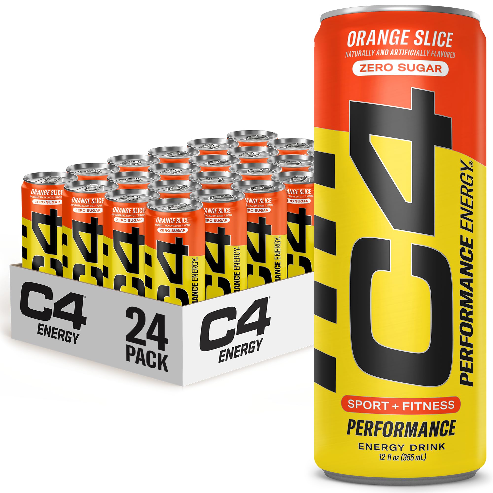 C4 Energy Drink 12oz (Pack of 12) - Frozen Bombsicle - Sugar Free Pre Workout Performance Drink with No Artificial Colors or Dyes