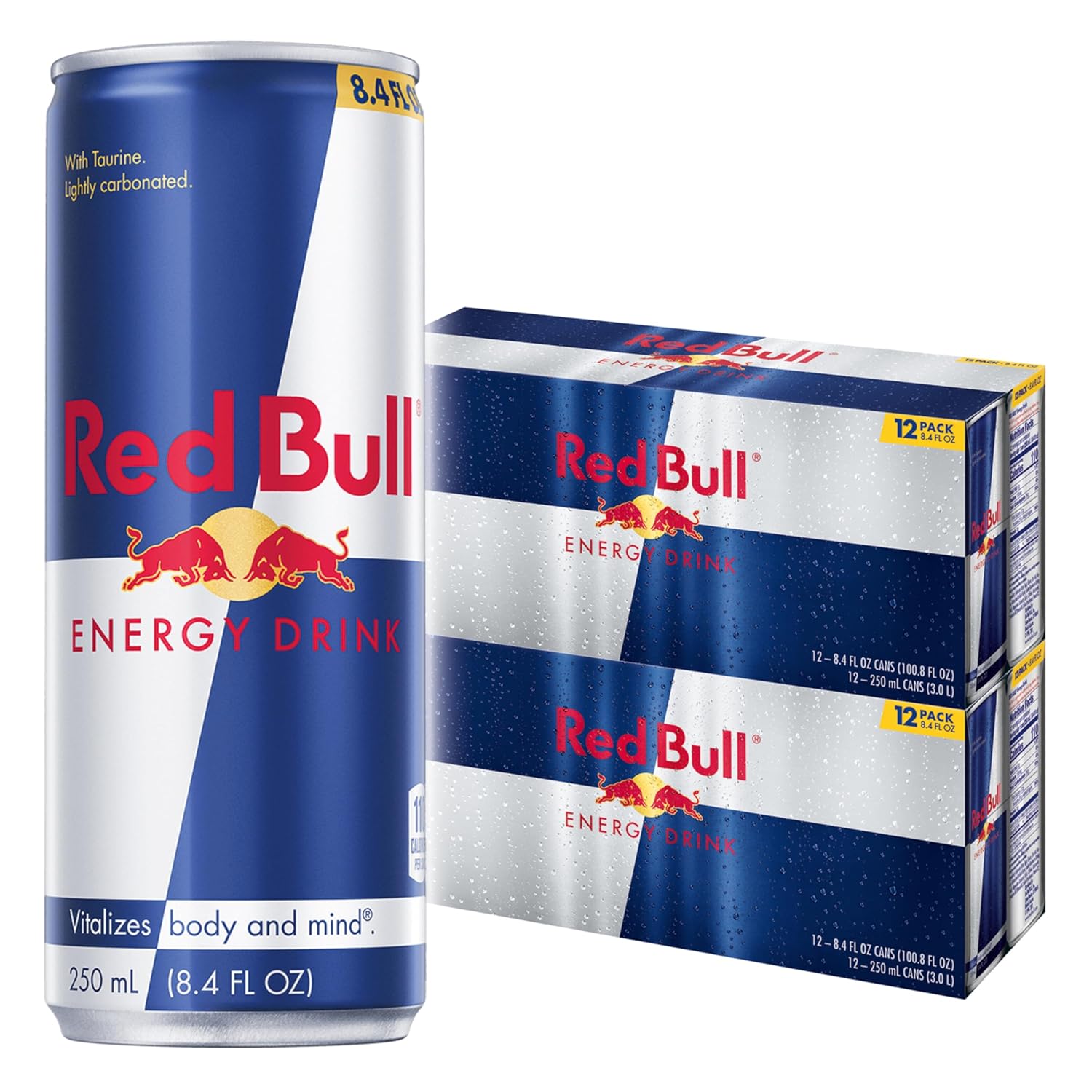 Red Bull Energy Drink, 114mg Caffeine | Taurine & B Vitamins | 12 Fl Oz | 16 Cans