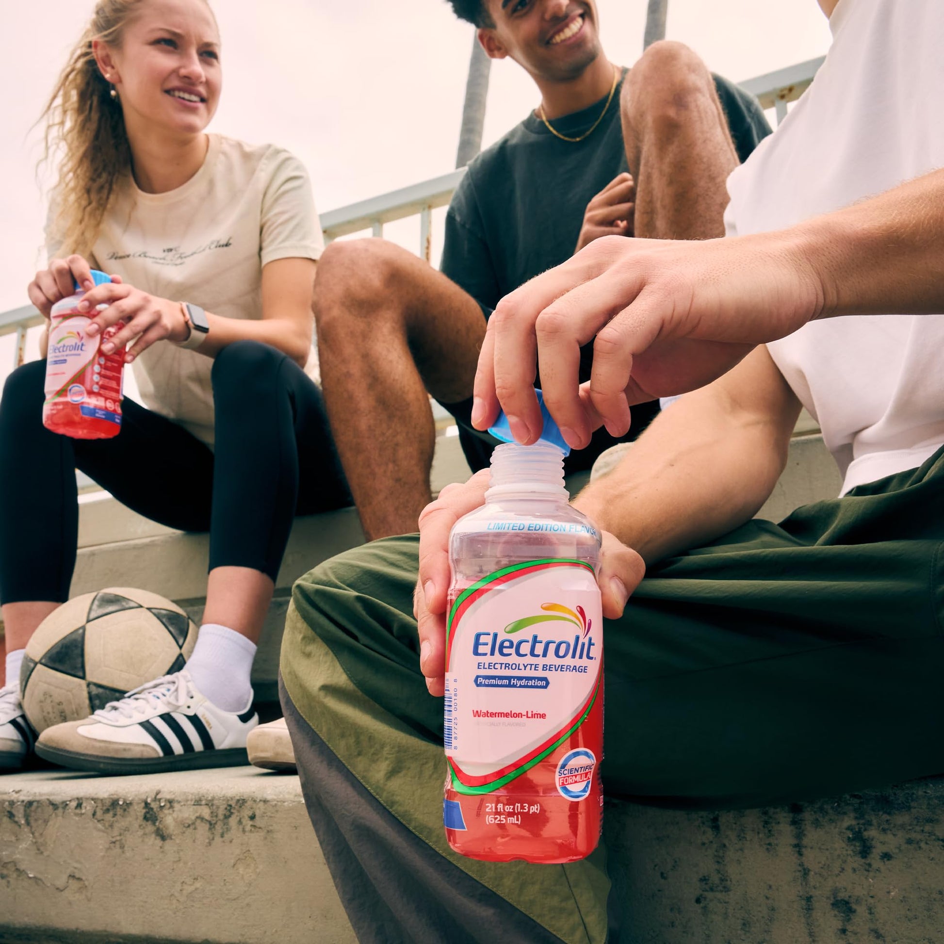 Electrolit, Electrolyte Beverage, Fruit Punch, 21 Fl Oz bottle (Pack of 12)