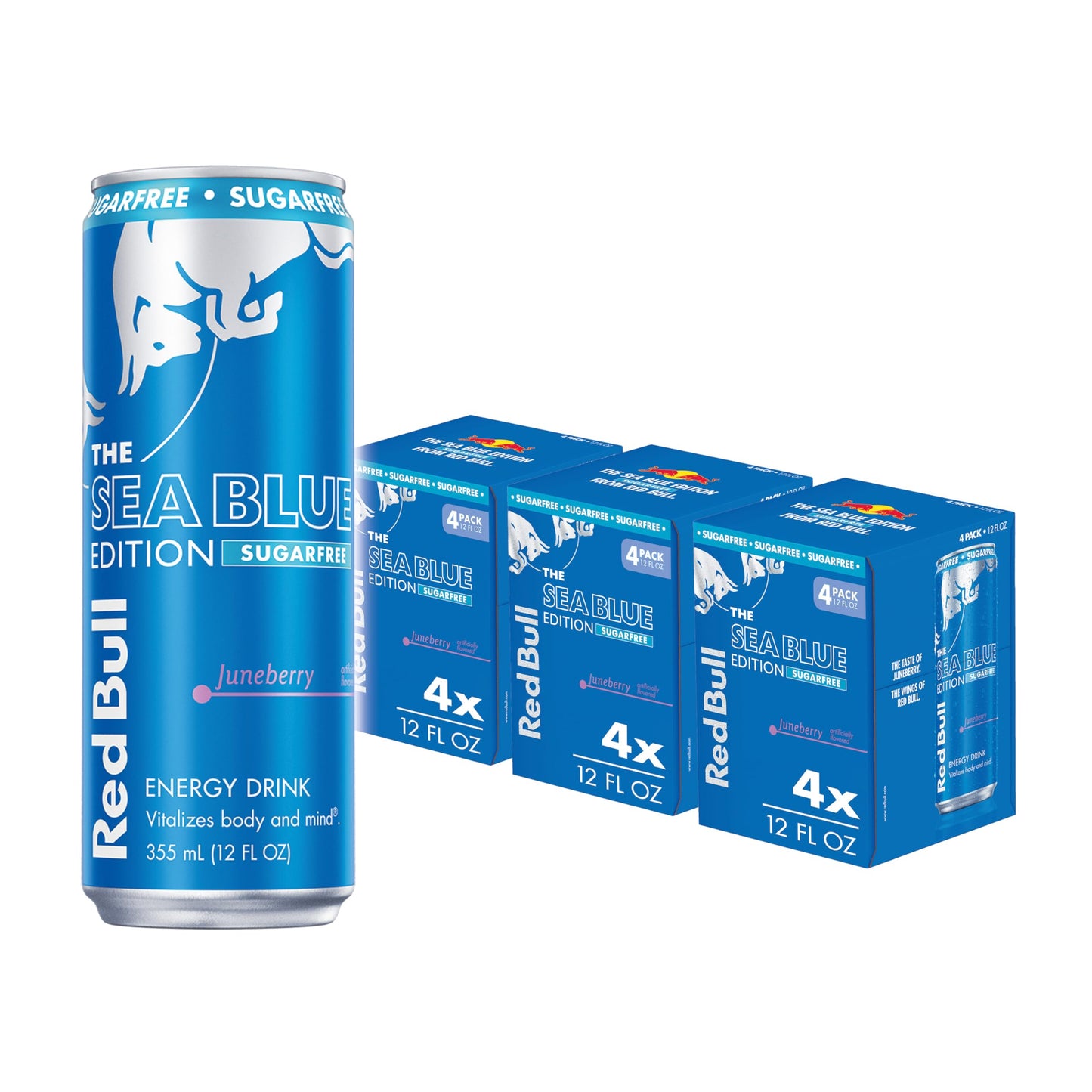 Red Bull Energy Drink SugarFree Variety Pack, Zero, Peach, Iced Vanilla Berry, 8.4 fl. oz, Pack of 12 Can